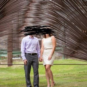 Cream colored lace dress